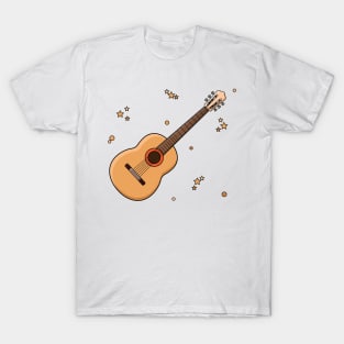 Cute guitar player gift kids print T-Shirt